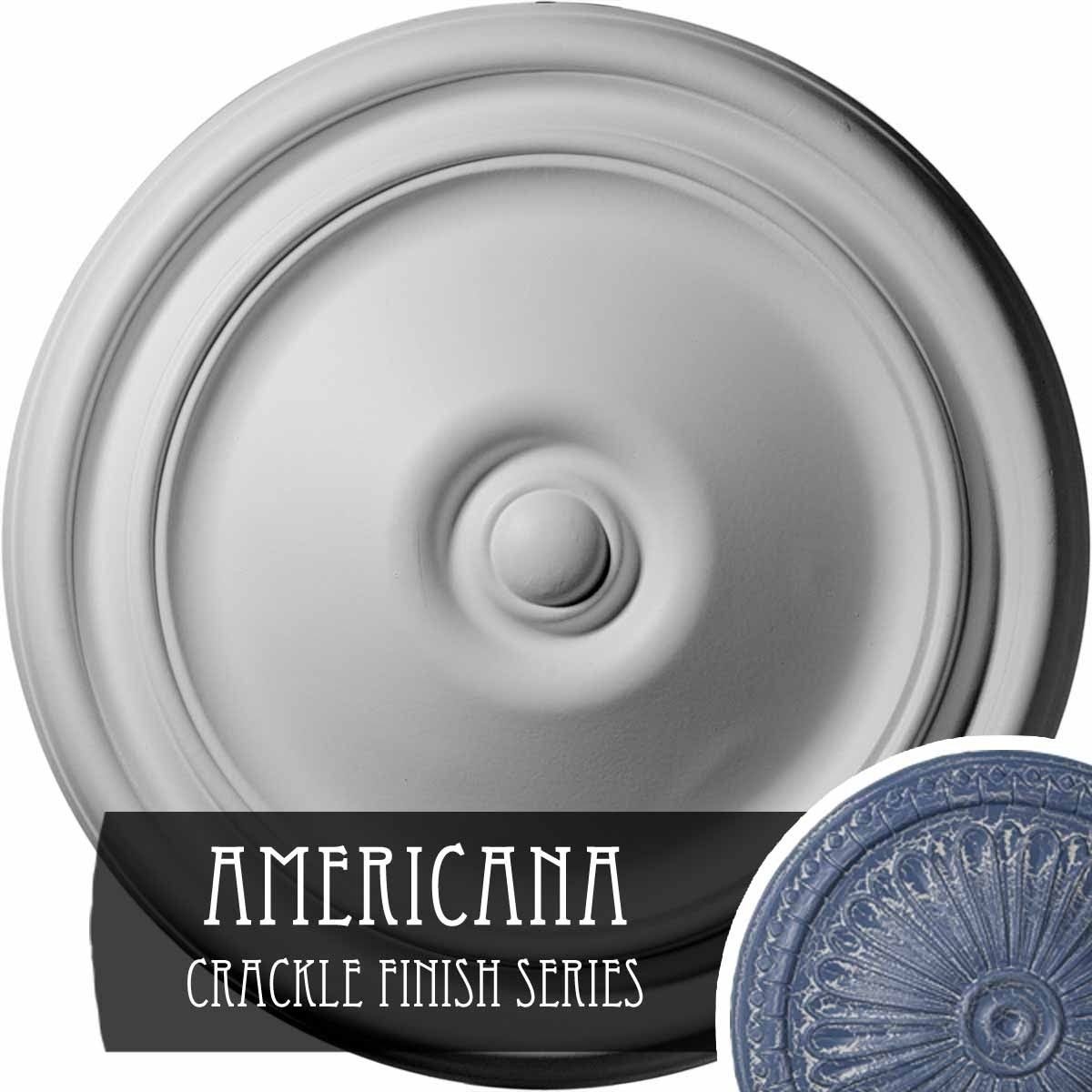 12x22OD x 1 3/4x22P Ceiling Medallion A4249