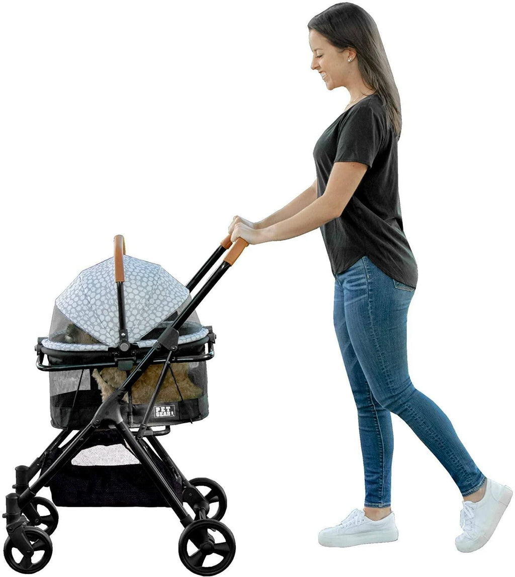 Jet Black Dog & Cat Stroller F959