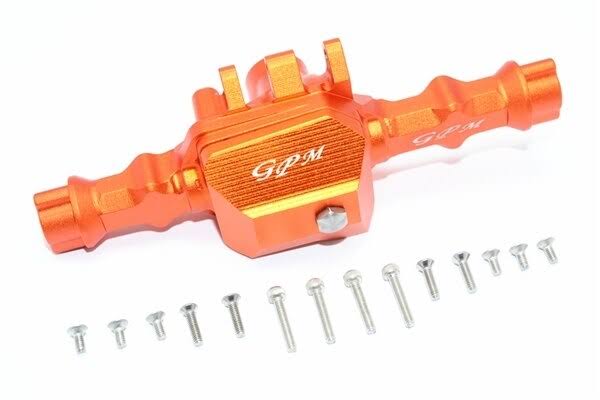 Orange Aluminum Rear Axle Housing & Gearbox J770