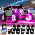 RGB LED Rock Lights Waterproof Car Neon Light Kit 10 Pods G48943