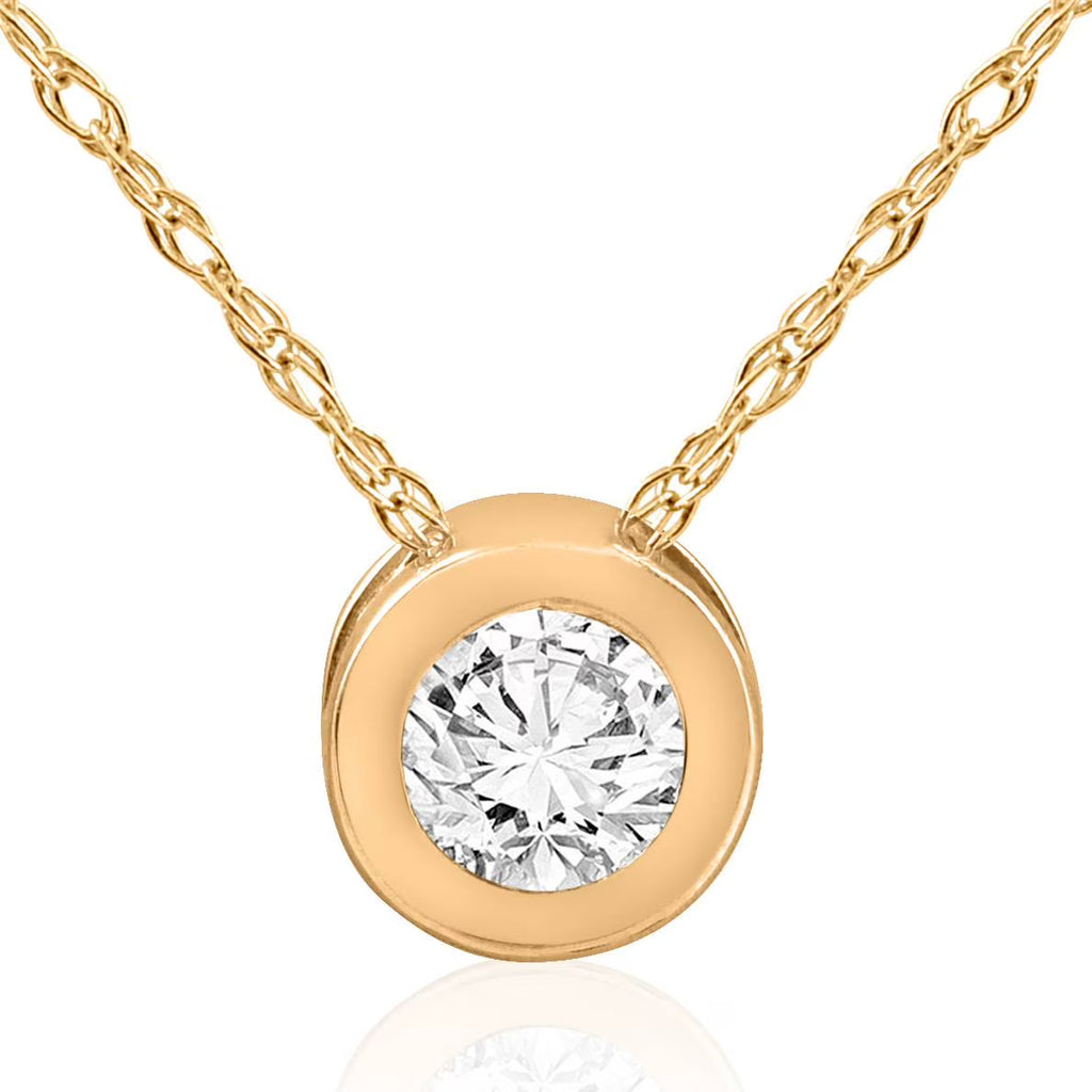 14k Yellow Gold Diamond Pendant H286549