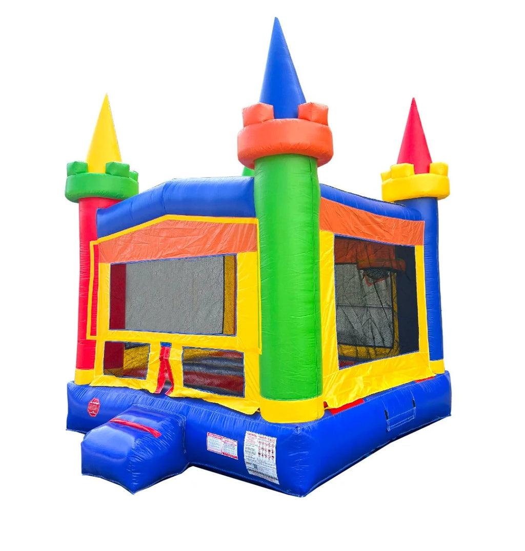 Rainbow Inflatable Bounce House F66613