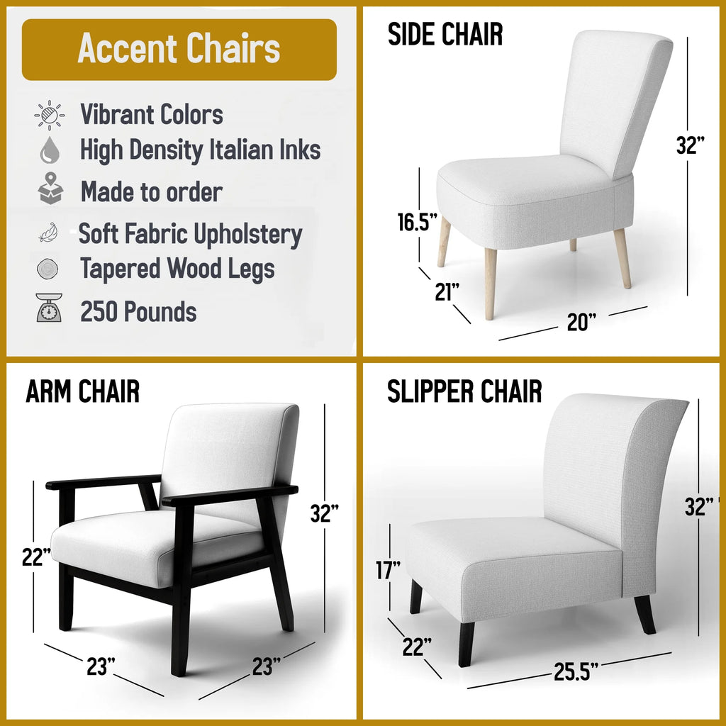 Upholstered Traditional Accent Chair S8741