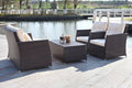 4 Piece Wicker Outdoor Living Set Y1658
