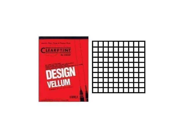 24 x 36 Vellum 10-Sheet Pack 10x10 Grid E884