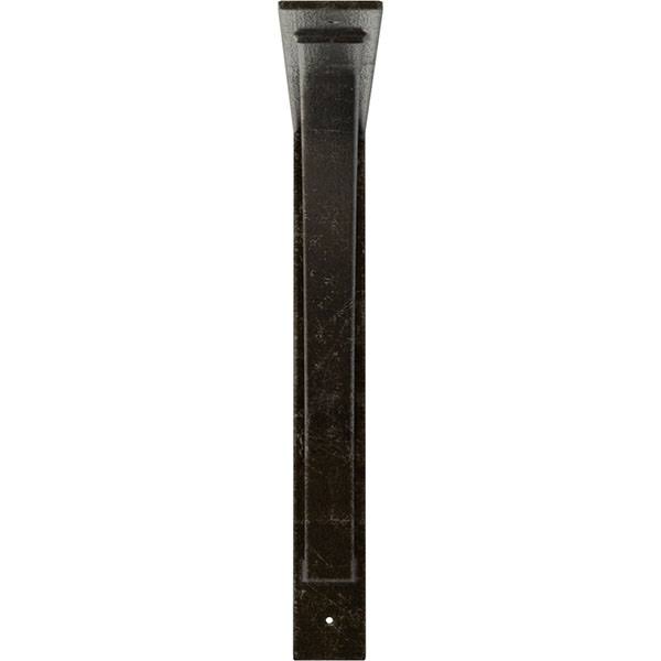 Morris Steel Bracket, Antiqued Warm Silver C124
