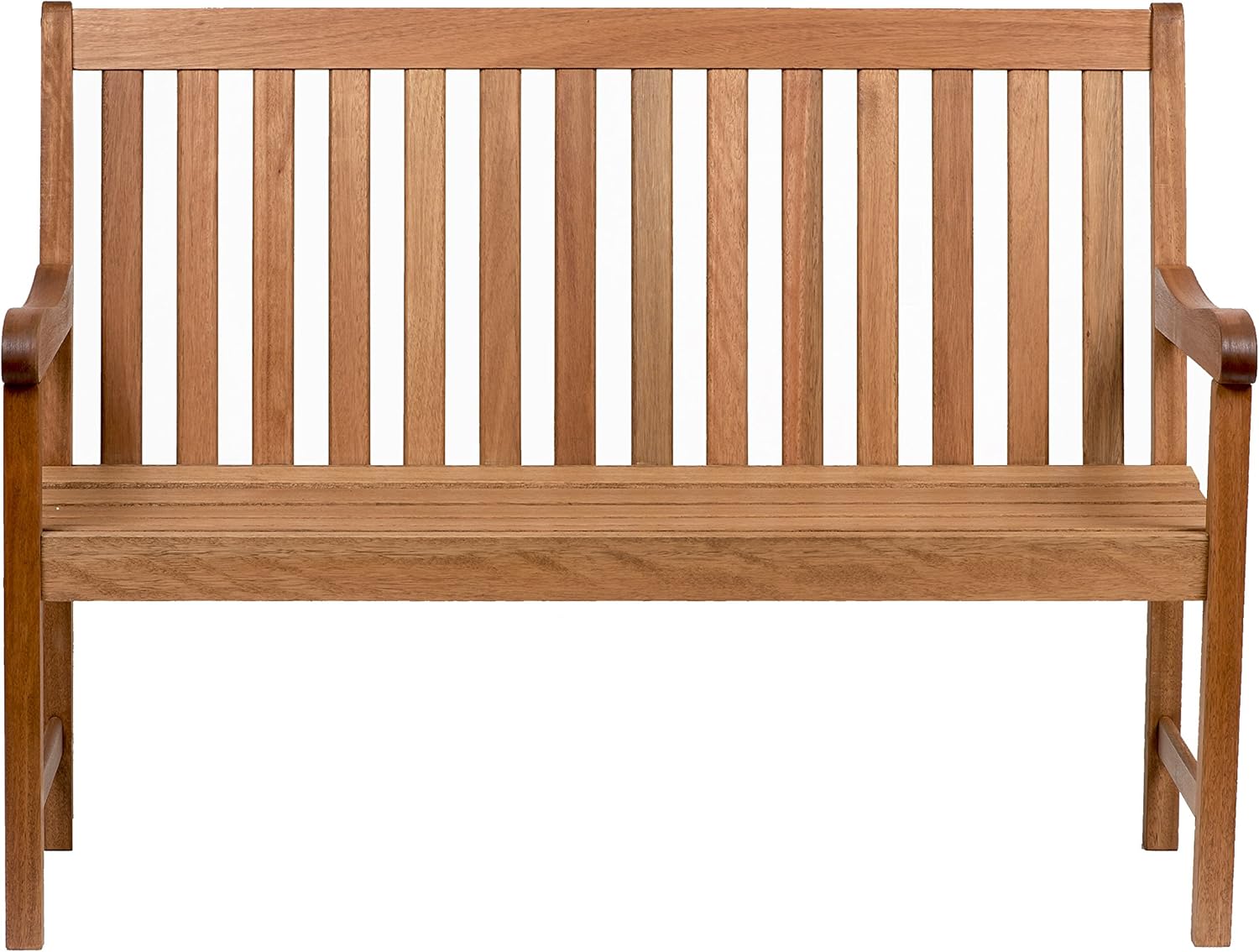 Light Brown Eucalyptus Wood Patio Bench V9290