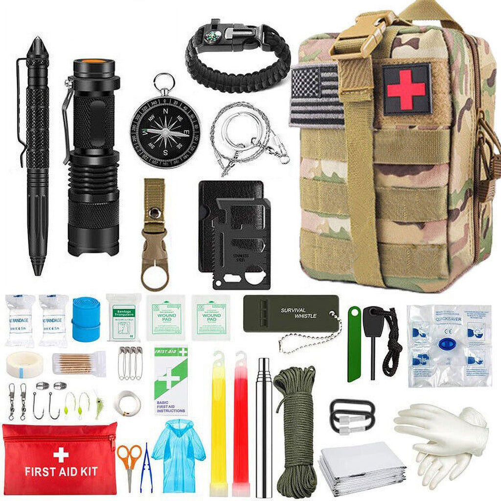 Survival Kit Multi-Function Camp Tactical Equipment R299028