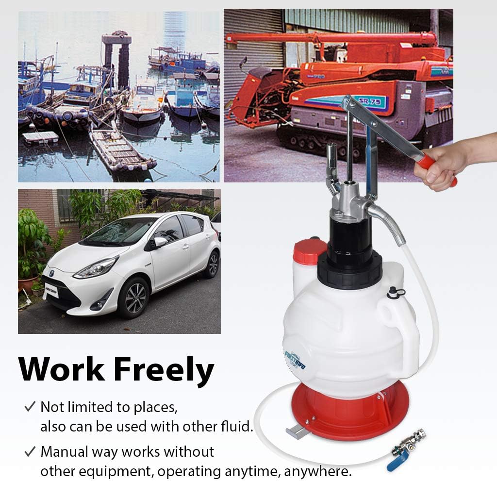 7.5 Liter Manual ATF Refill System Dispenser with 8-Piece Adapters J132211