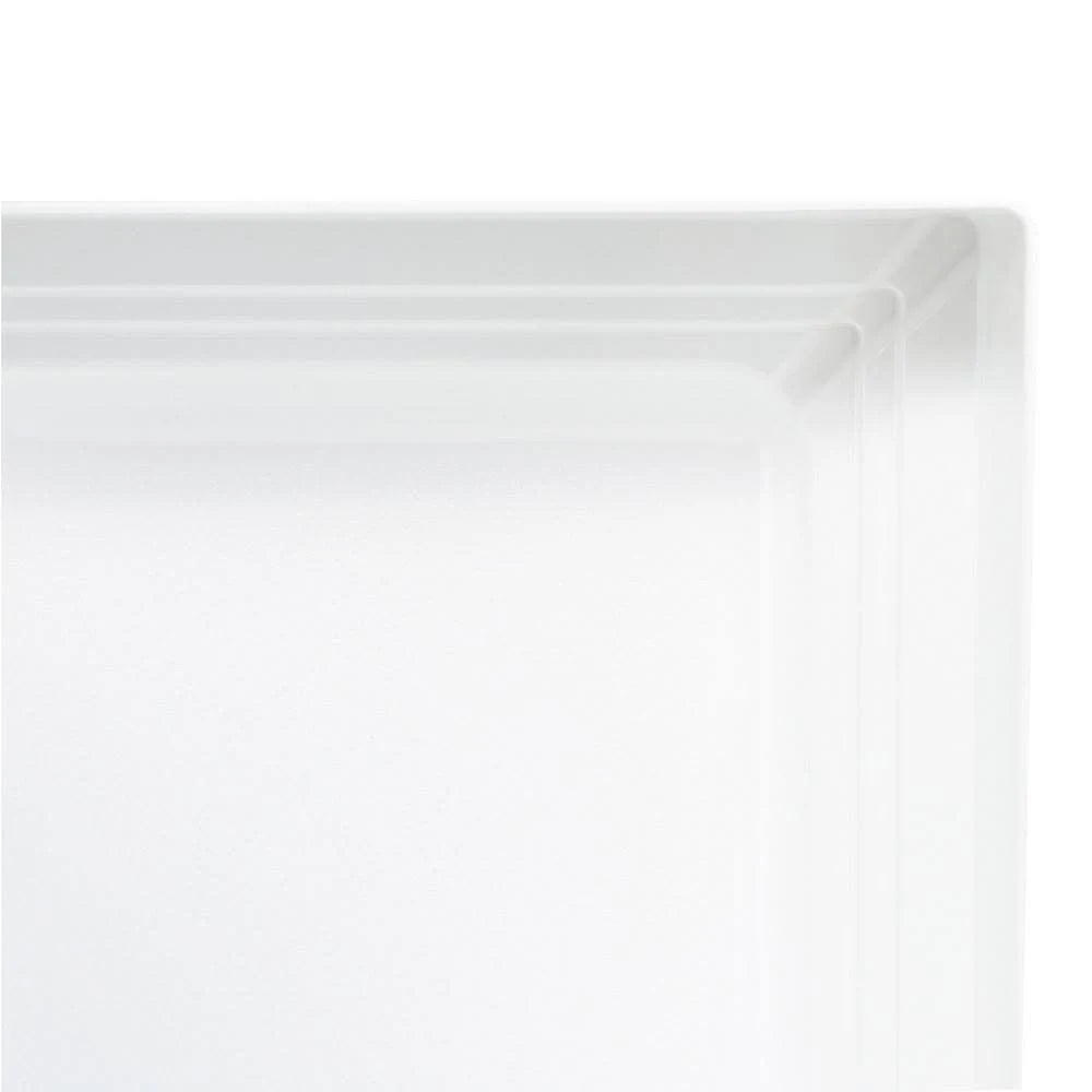 White 32 in. x 32 in. Single Threshold Center Drain Shower Base C53697