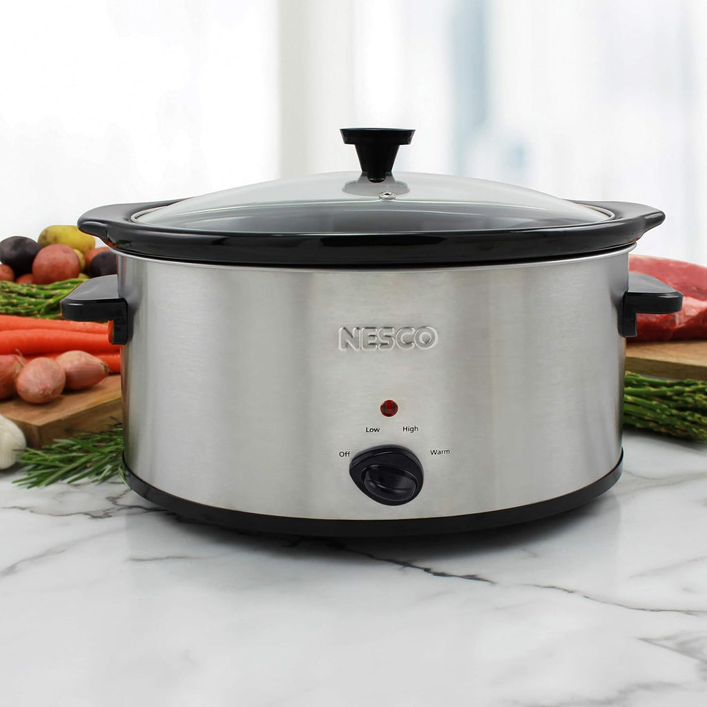 6 Quart Silver Slow Cooker O100181