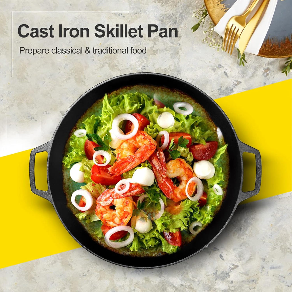Large 17 Inch Cast Iron Skillet M349