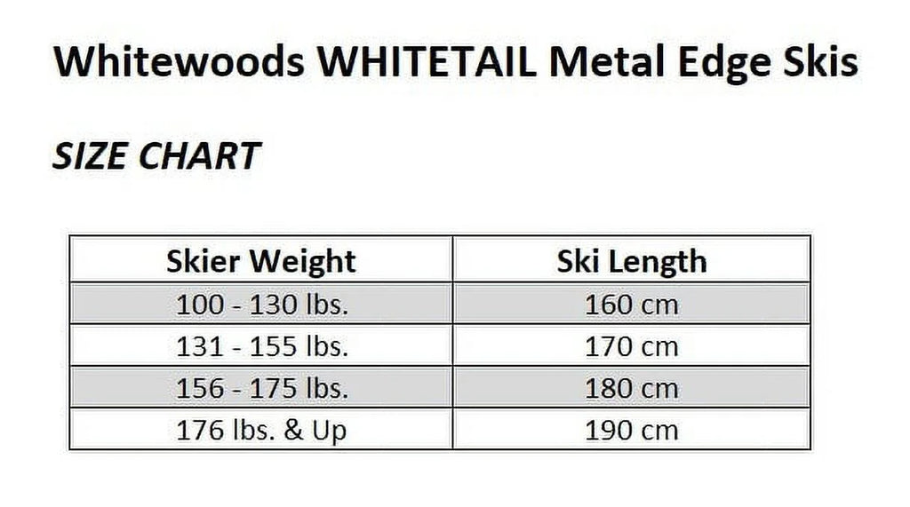 Whitewoods WHITETAIL Metal Edge Backcountry Cross Country NNNBC Ski Package L20114
