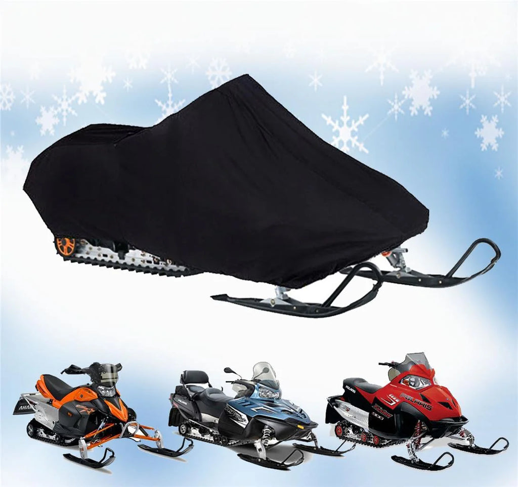 200 Denier All Black Snowmobile Cover O9086