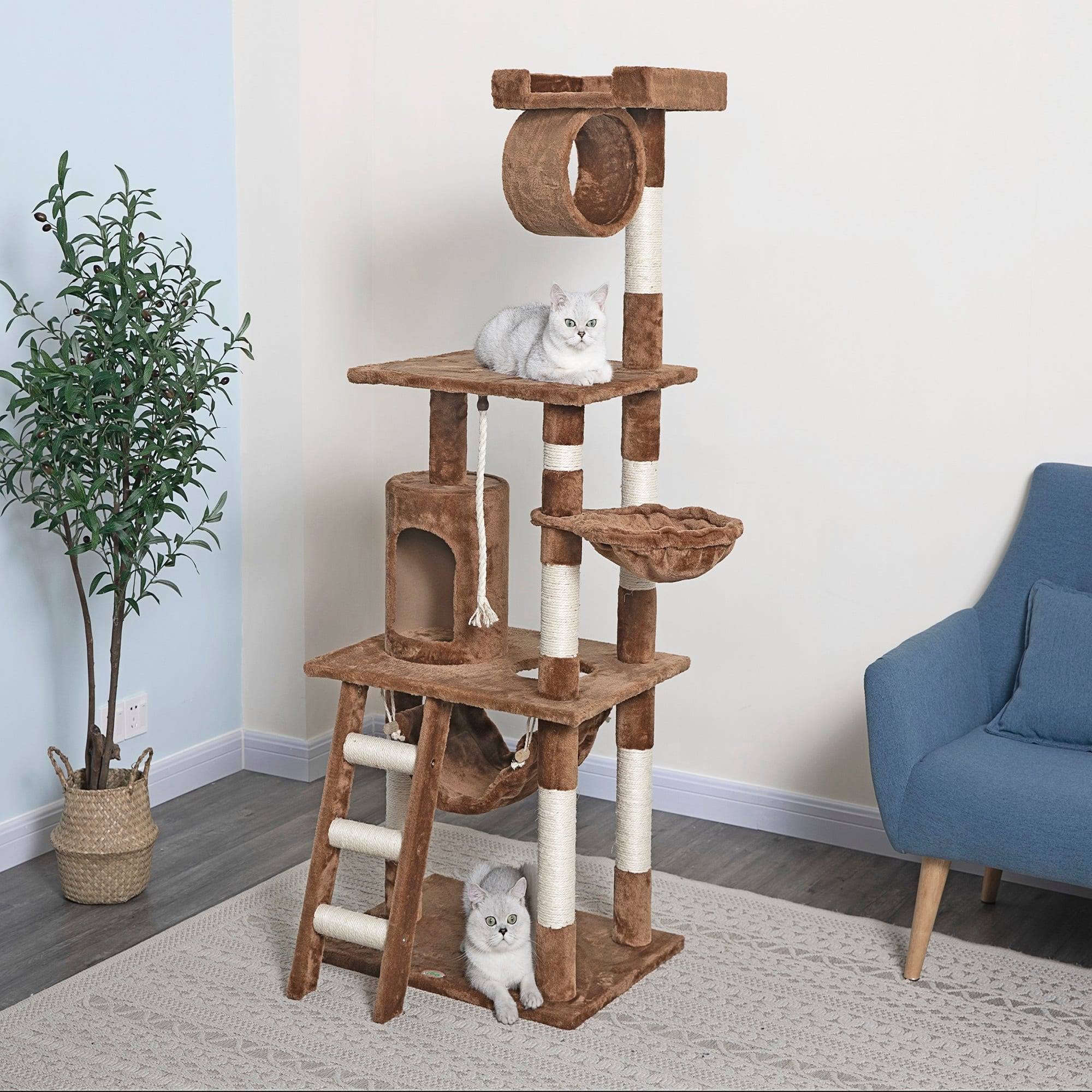 Brown 62x22 Cat Tree Condo Furniture E917675
