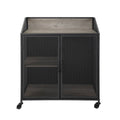 Industrial Bar Cabinet with Mesh P6498