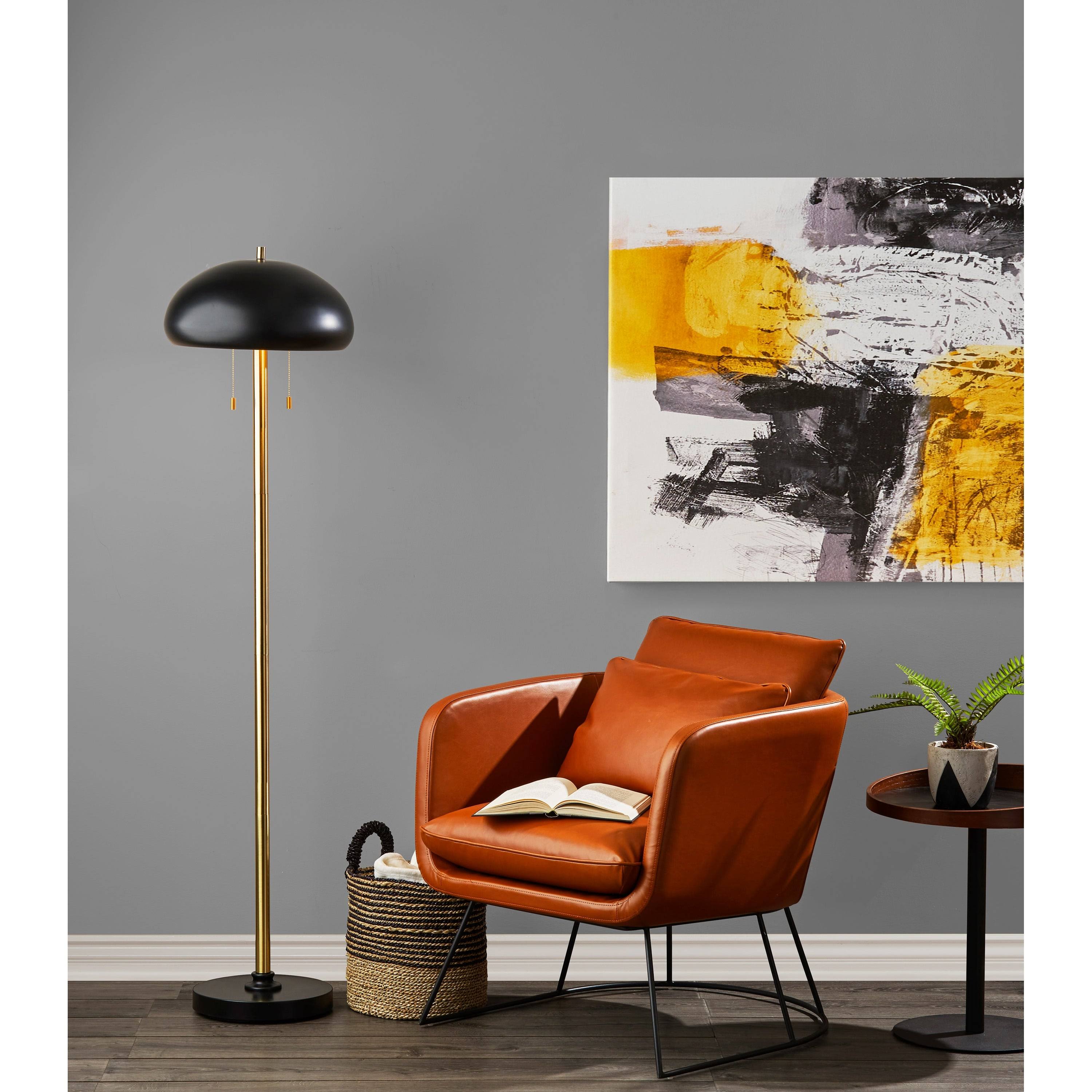 Black Cap Floor Lamp Q66299