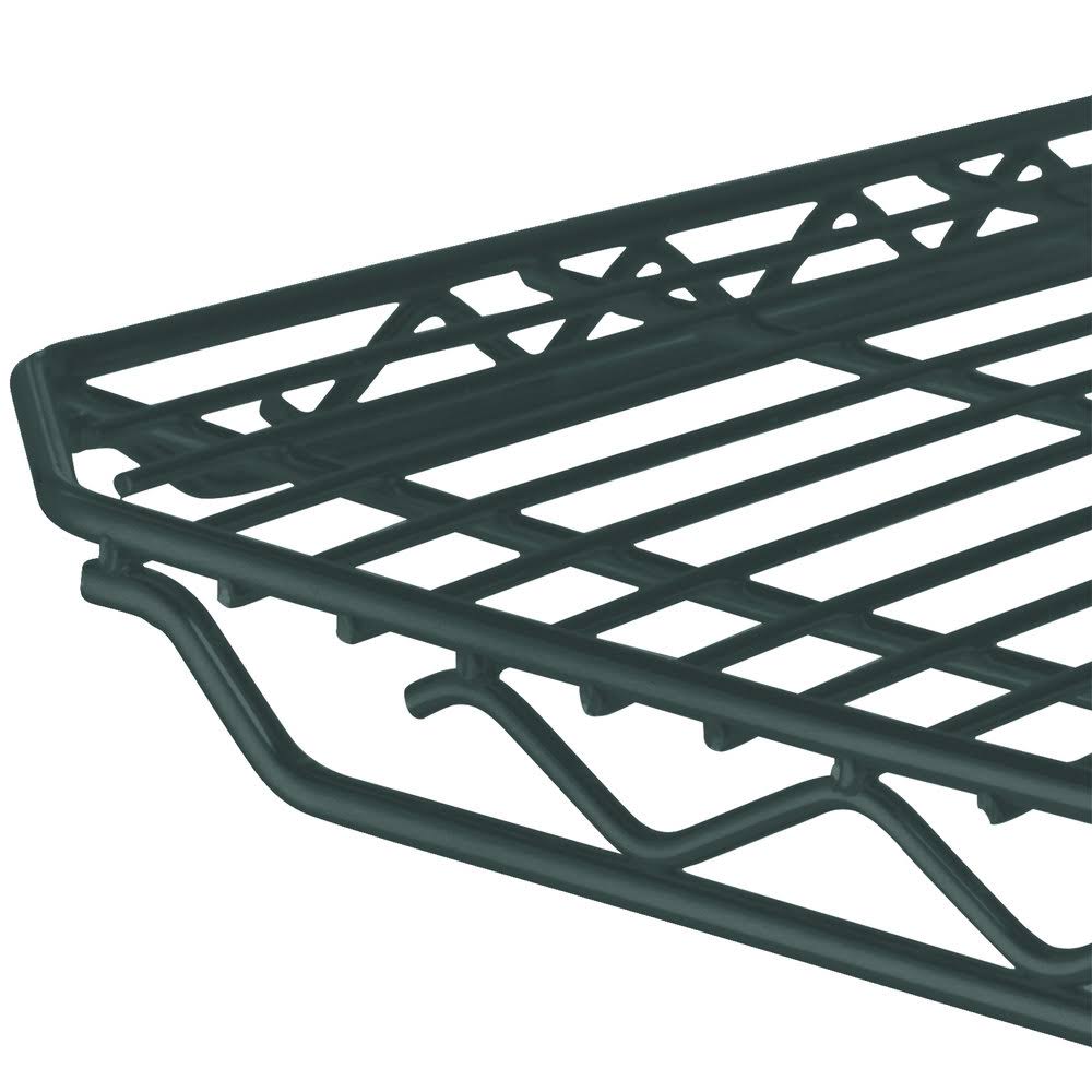 Smoked Glass Wire Shelf V573