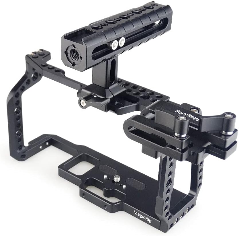 BMPCC 4K /6K Cage with NATO Handle + T5 SSD Card Mount Clamp B797