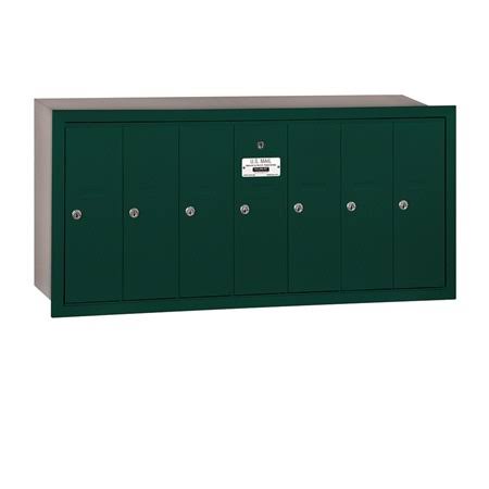 Aluminum Vertical Mailbox 7 Doors H34733