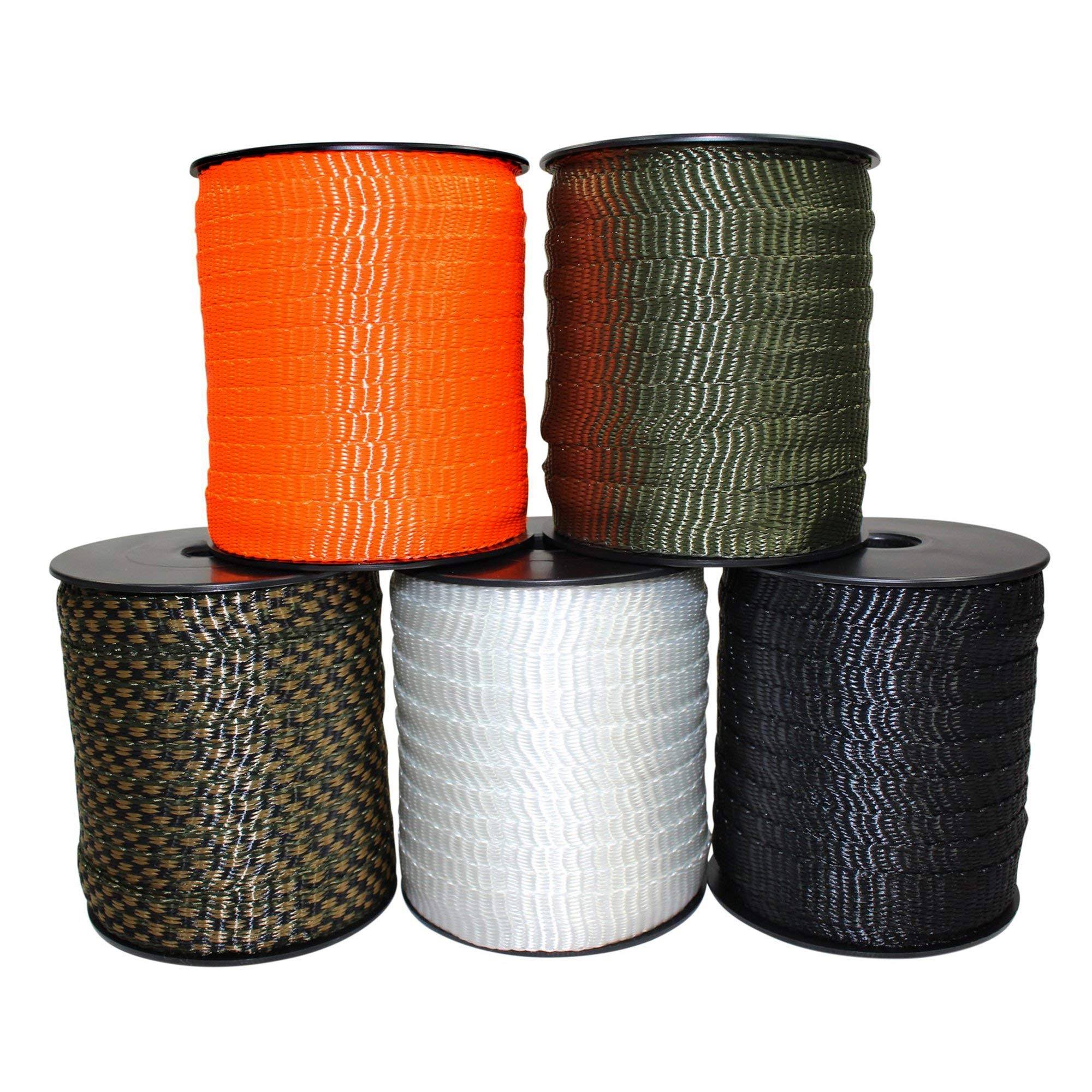 Polyester Webbing Pull Tape Strap (5/8x22 x 500ft, Camo) N99867