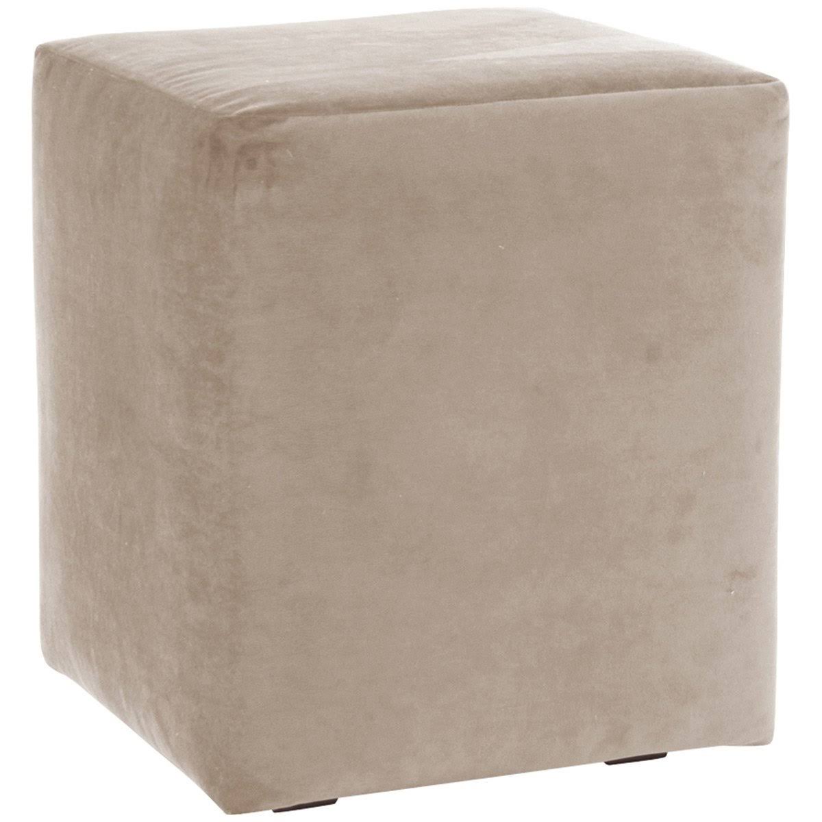Eggplant Cube Ottoman O824206