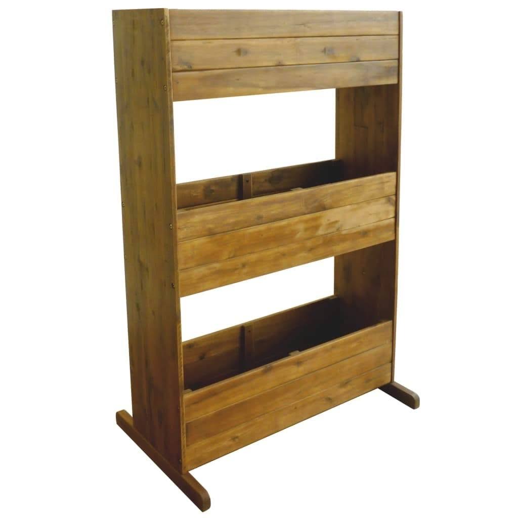 3-Tier Garden Raised Bed Solid Acacia Wood N9998