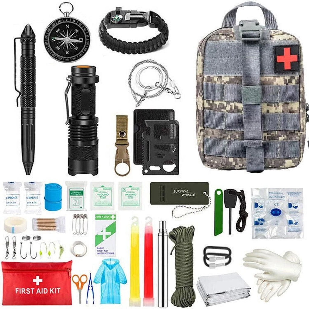 Survival Kit Multi-Function Camp Tactical Equipment R299028