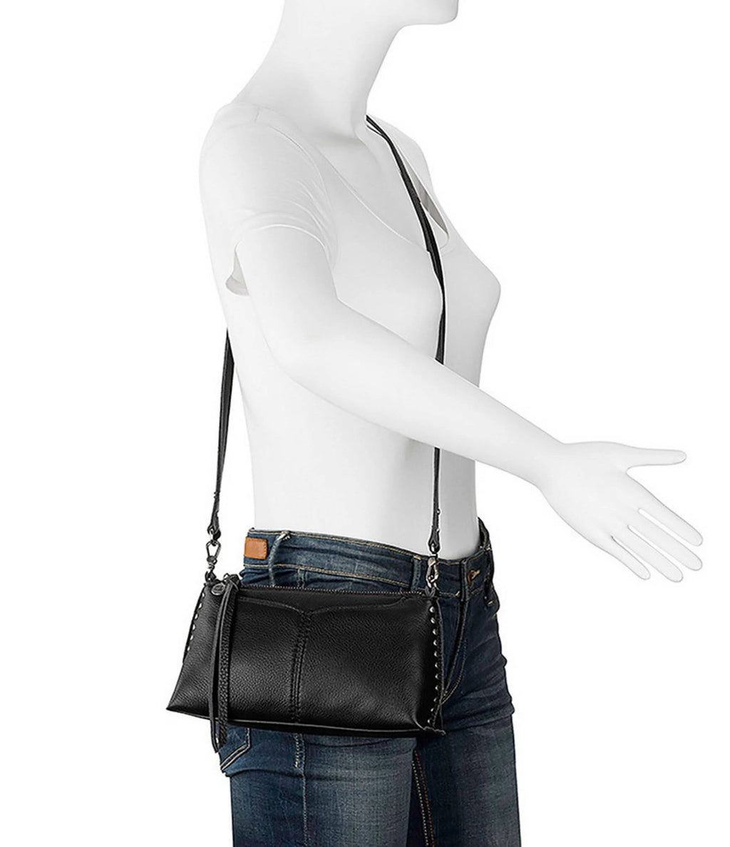 Indigo Leather Crossbody T88393