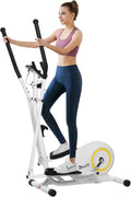 Adjustable Magnetic Elliptical Cross Trainer with LCD Monitor and Pulse Sensors C724944