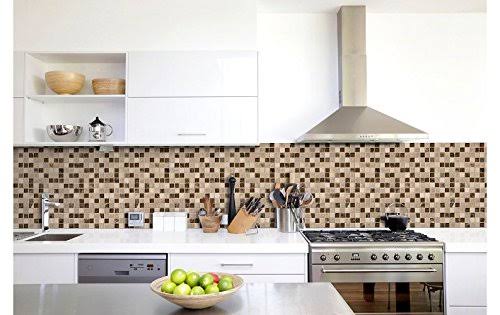 Multi Glass and Natural Stone Mosaic Tile R79561