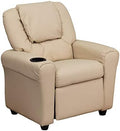 27" Tall Wood Framed Vinyl Kid's Recliner F119385