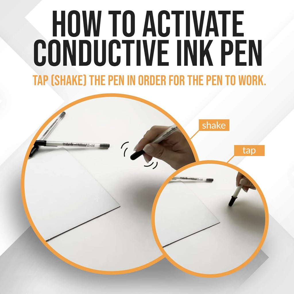Non-Toxic Conductive Ink Pen Kit, 10-Pack J1631
