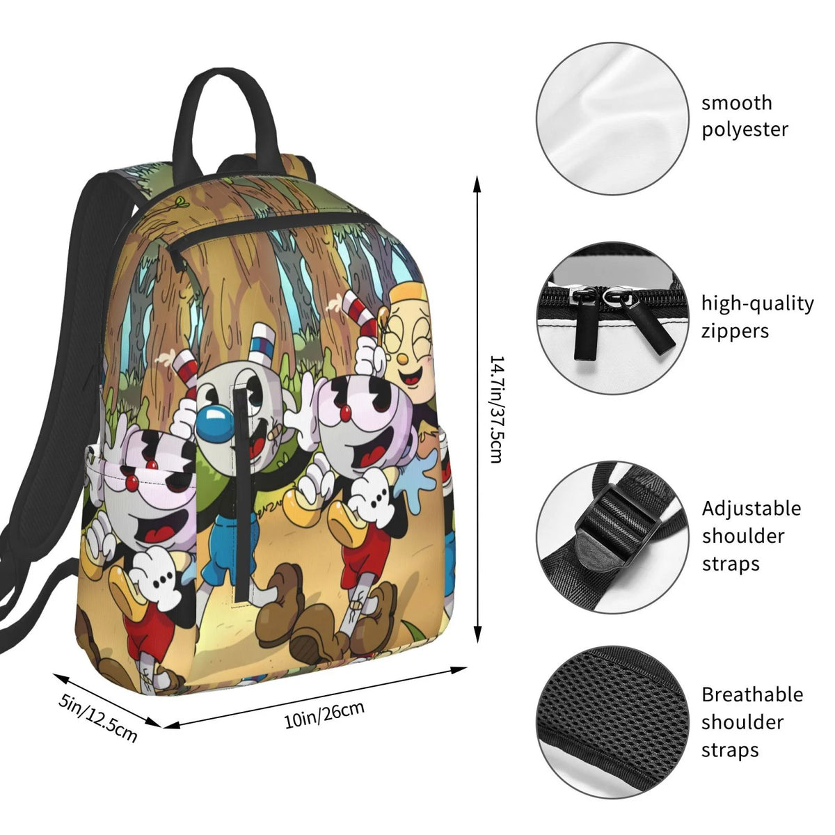 Lightweight Unisex Backpack B44976