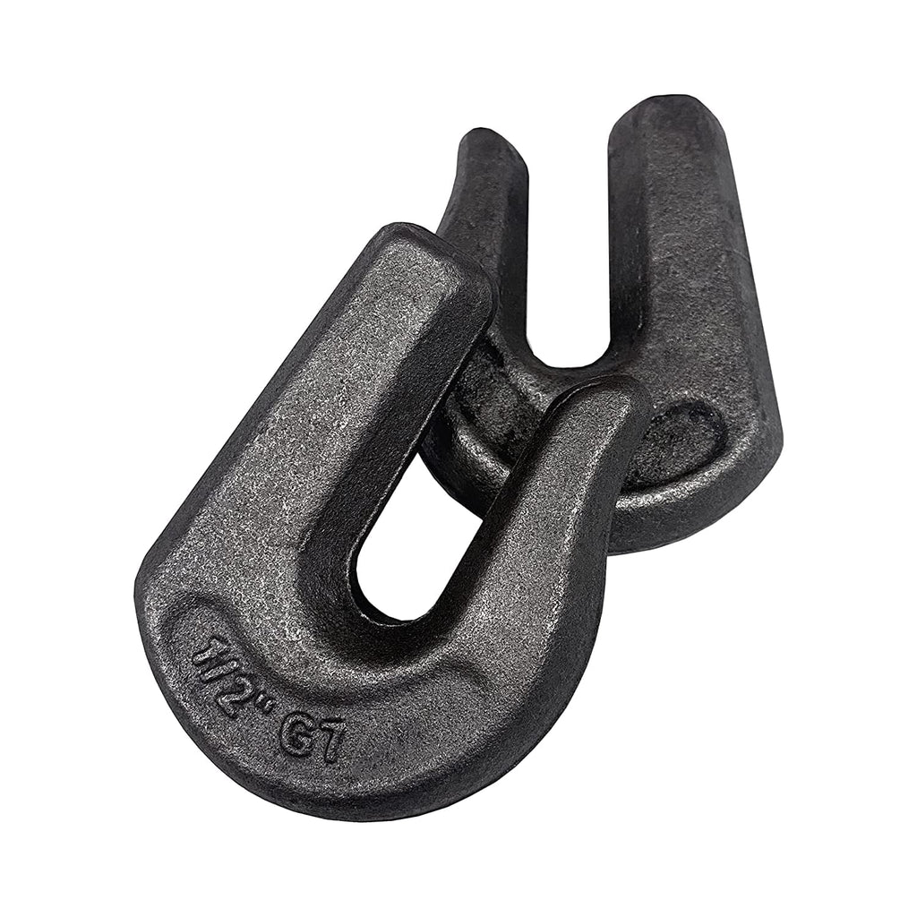 2 Pack Heavy Duty 1/2" Weld On Grab Hook, Grade 70 Clevis Chain Hook U285922