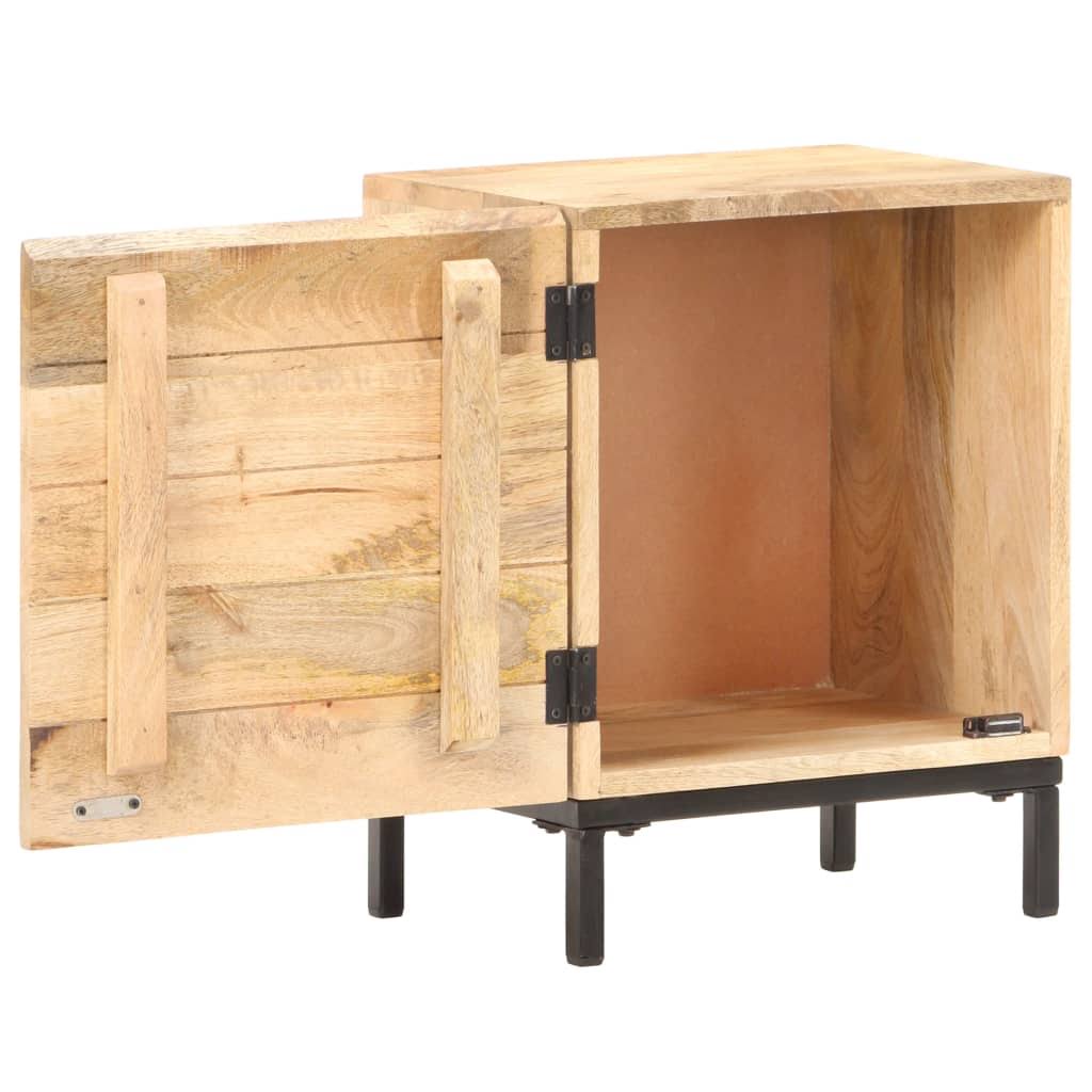 Solid Mango Wood Bedside Cabinet A971