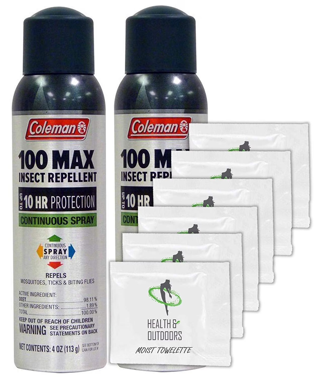 4 oz Continuous Spray Insect Repellent, Pack of 2 K165