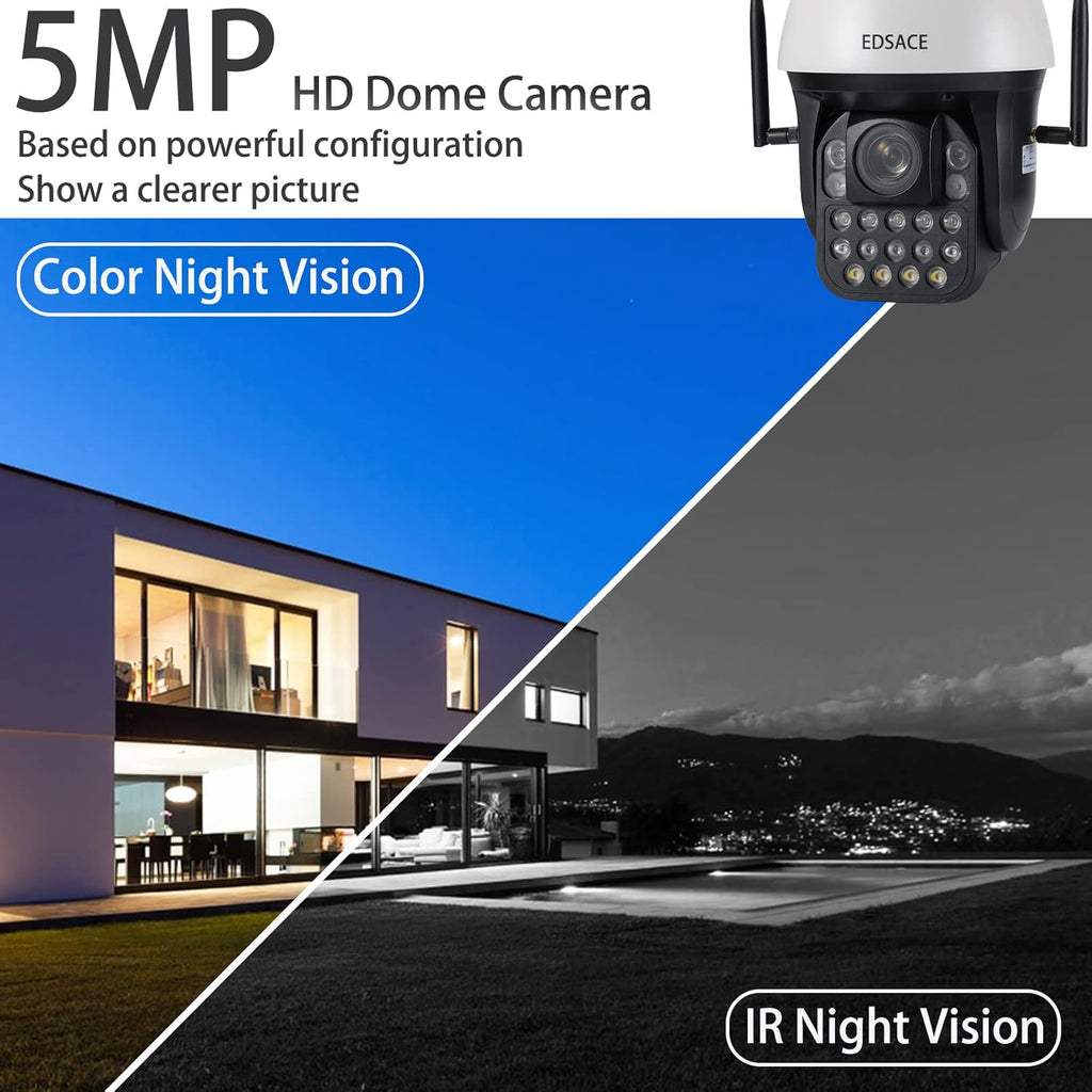 5MP PTZ Camera 36X Optical Zoom Security Speed Dome Camera C2048