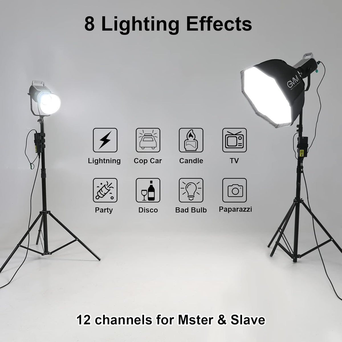 300W LED Video Light with Bowens Mount H50934