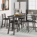 5pcs Counter Height Dining Set with Padded Chairs P398788