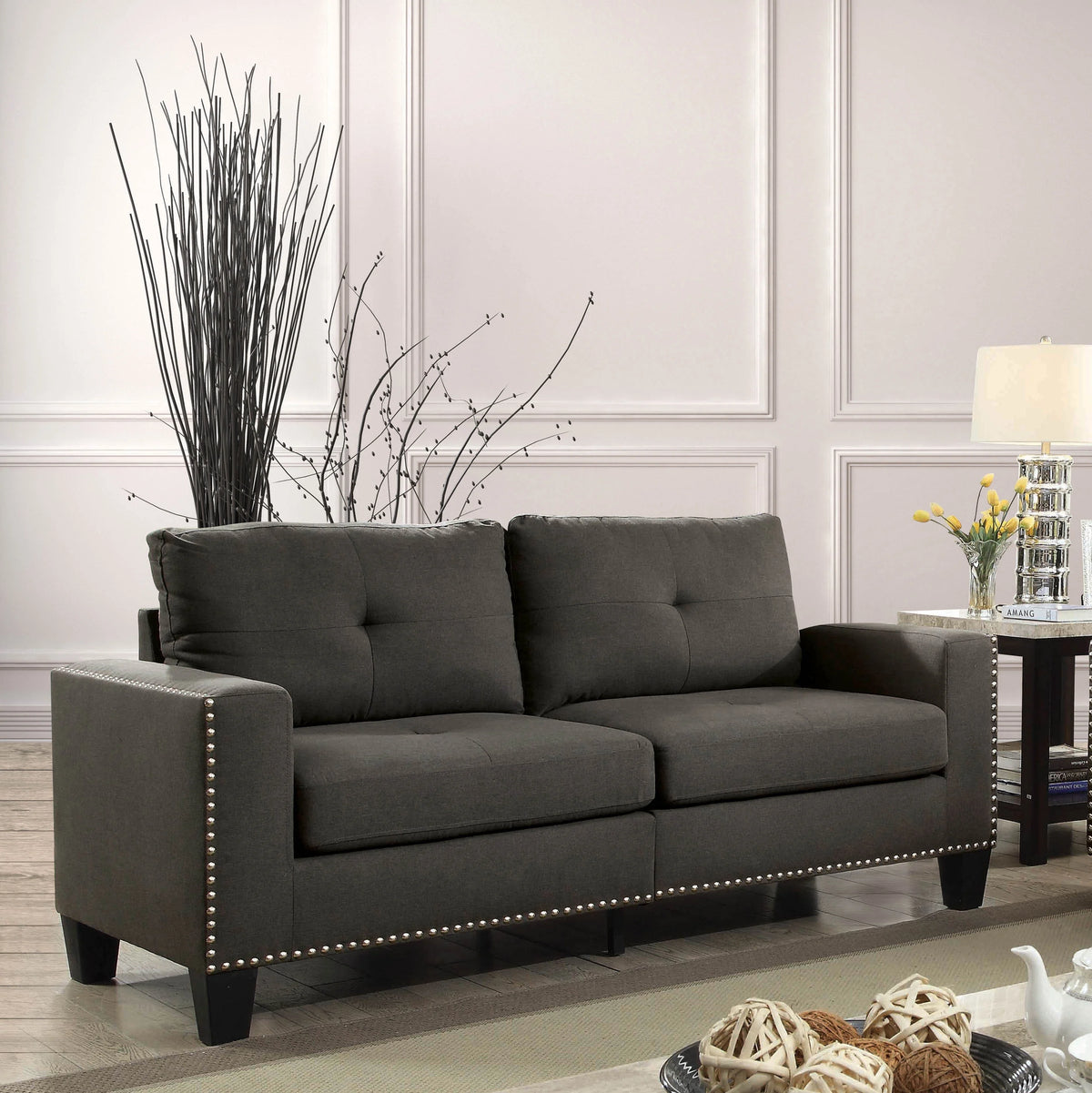 Gray 2-Piece Sofa Set M53873