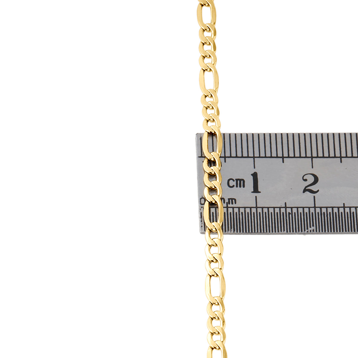 14K Yellow Gold Figaro Link Chain Necklace 24 Inch G6333