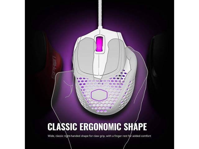 Matte White Gaming Mouse L1432