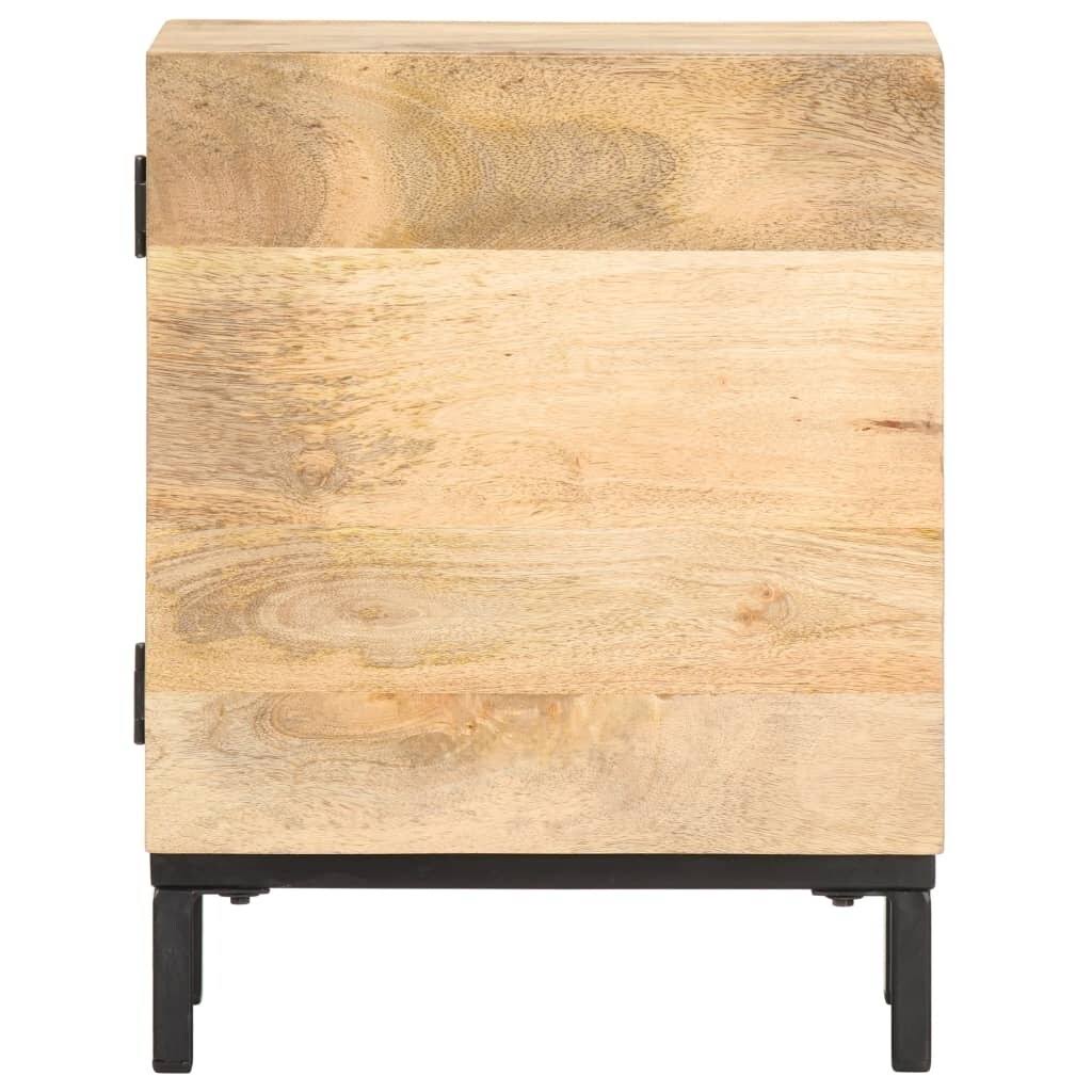 Solid Mango Wood Bedside Cabinet A971