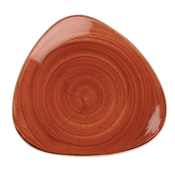 Stonecast Orange Lotus Plate 12 T185527