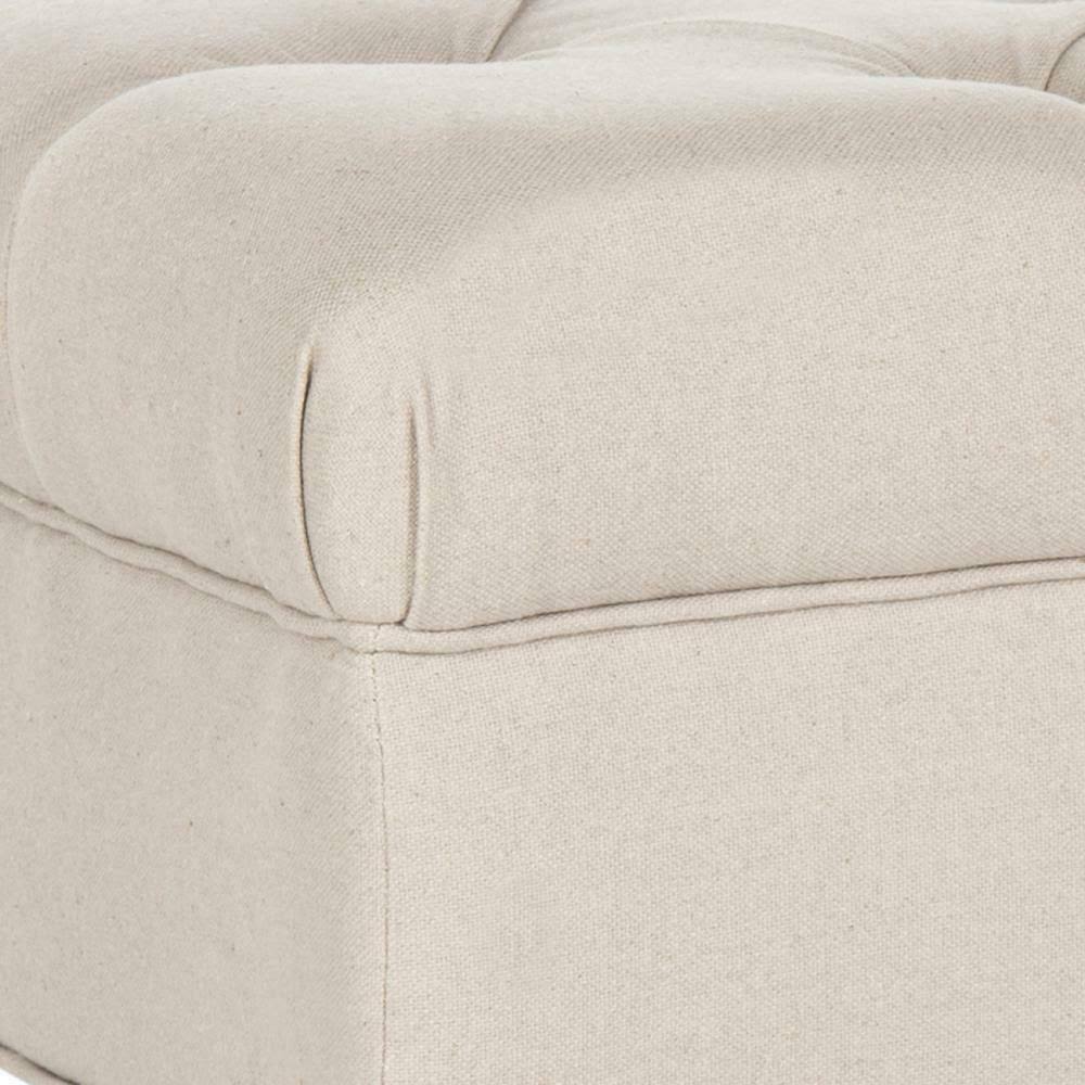 Taupe Tufted Ottoman U27155