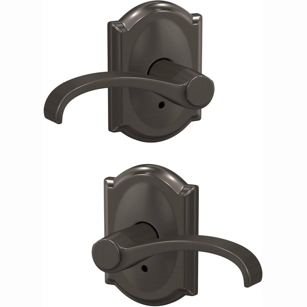 Black Non-Turning Lever with Camelot Trim W645765