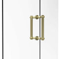 Satin Brass Back to Back Shower Door Pull W929