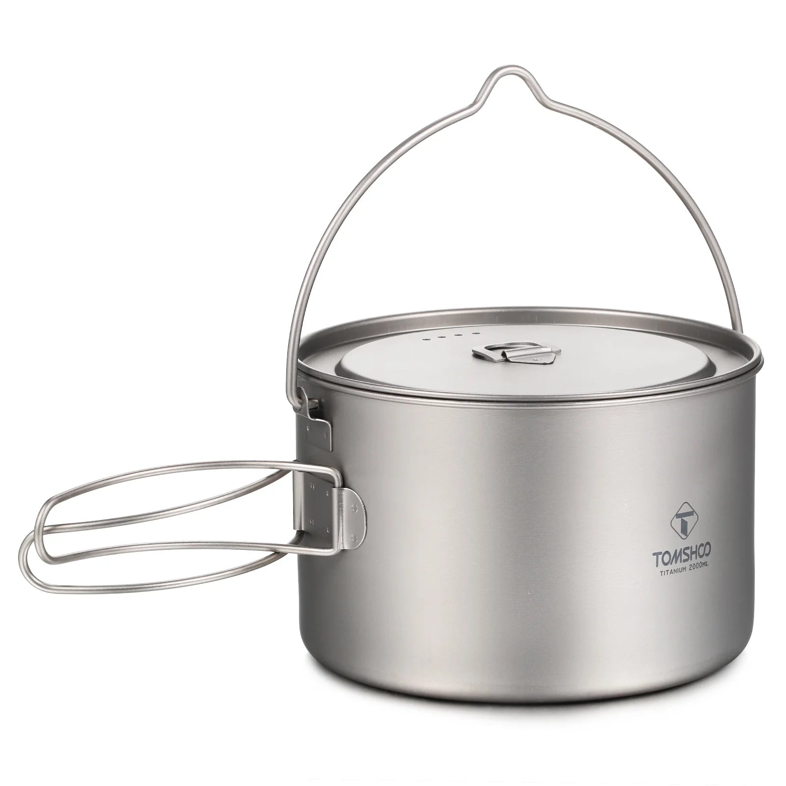Titanium Camping Cookware with Lid Q18217