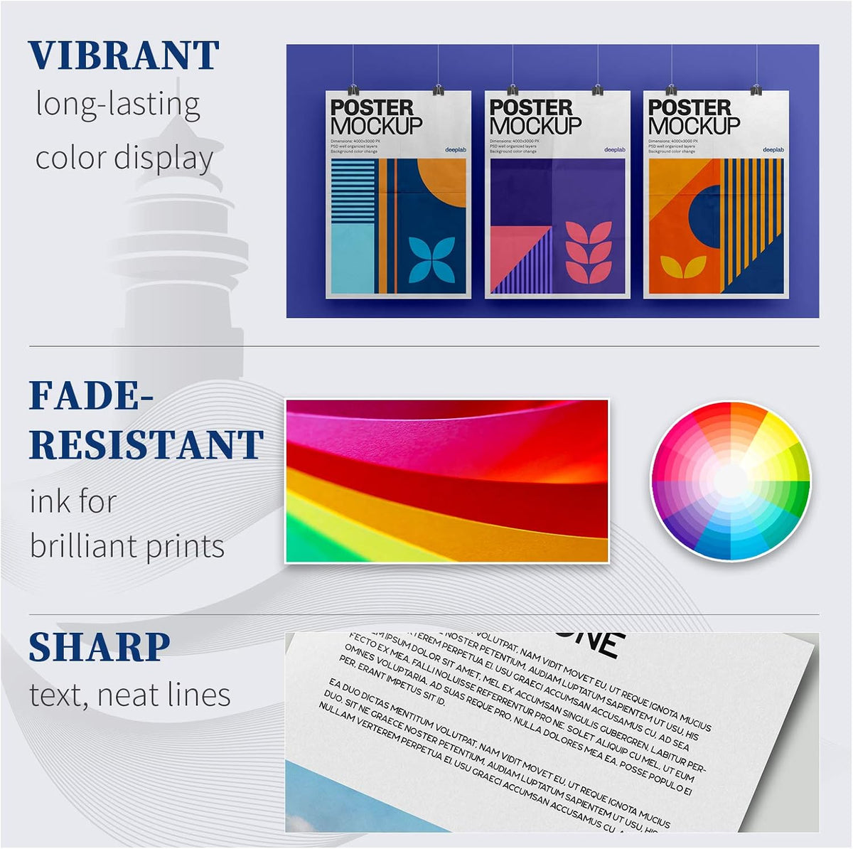 Black Ink Cartridge 3 Pack L844909